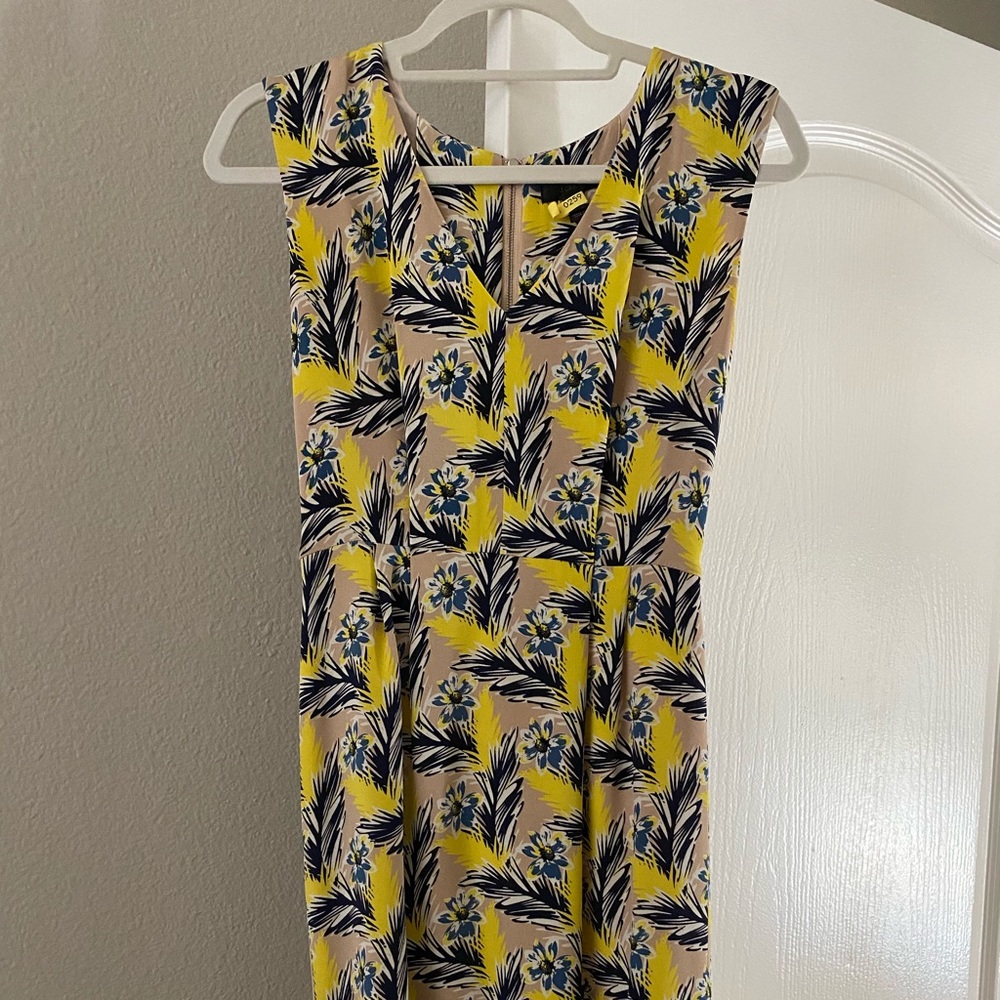 Flirty floral J. Crew dress with exquisite details